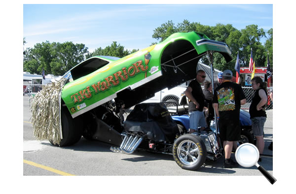 Nostalgia Funny Car, the Tiki Warrior