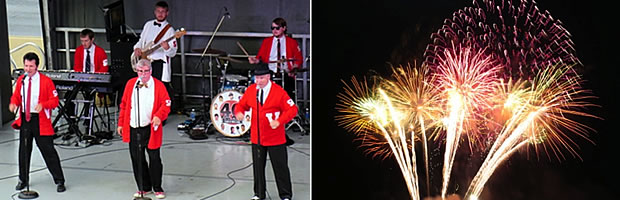 Favorite "oldies" by the Van Dells Amazing Fireworks - SMP style A beautiful sunset over Summit Motorsports Park.