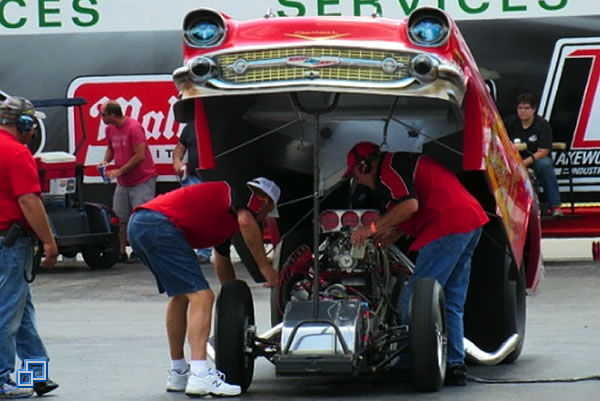 At the starting line