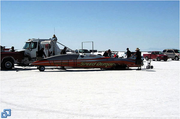 Speed Demon set fast time of the meet – 443 mph