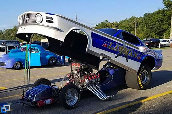 1970 Boss Ford, The Lawman, driven by Bob Pacitto